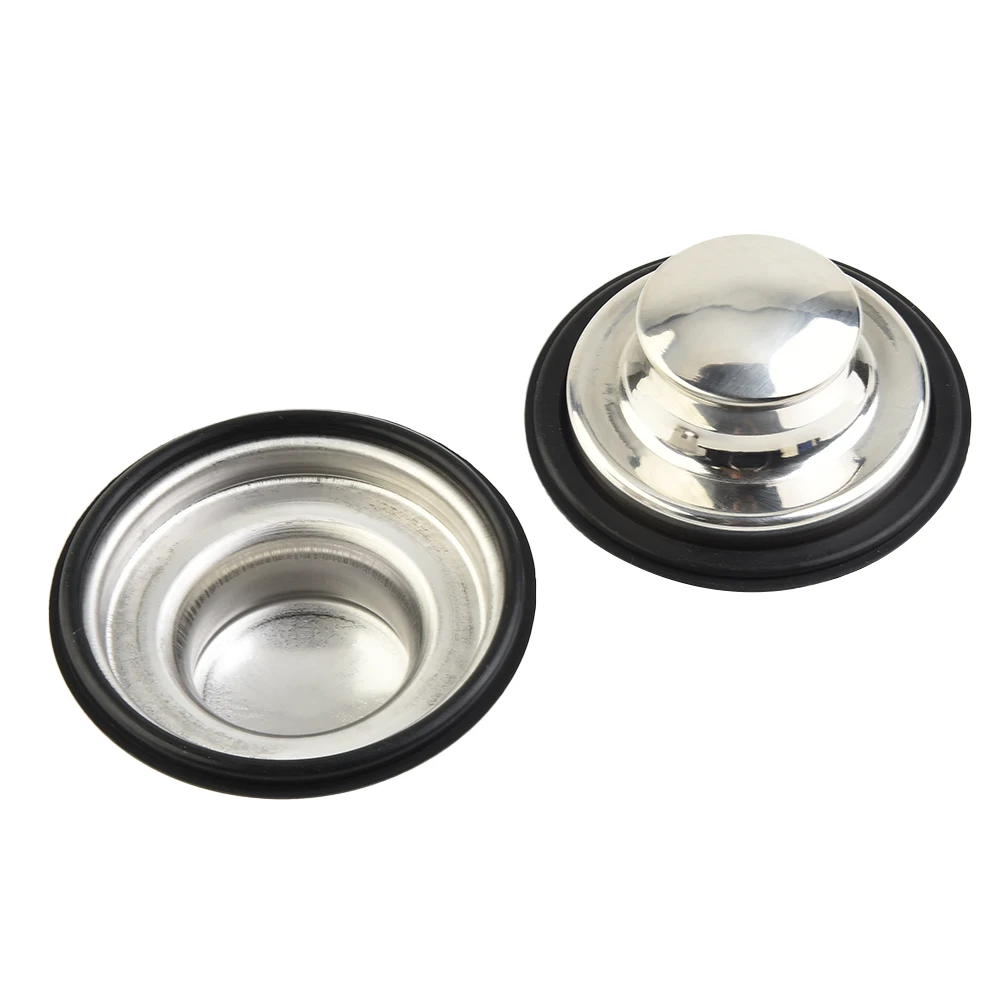 Kitchen Supplies Garbage Disposal Stopper Stainless Steel Water Plug Handler Water Sink Drainer Basin Plug Cover
Kitchen Supplies Garbage Disposal Stopper Stainless Steel Water Plug Handler Water Sink Drainer Basin Plug Cover