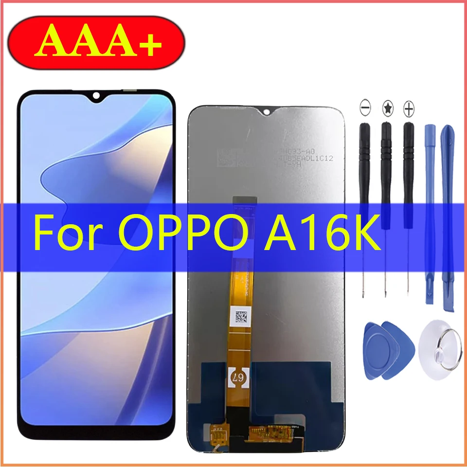 AAA+ Quality LCD For OPPO A16K LCD DisplayTouch Screen replacement With Frame Digitizer Assembly Repair Parts
AAA+ Quality LCD For OPPO A16K LCD DisplayTouch Screen replacement With Frame Digitizer Assembly Repair Parts