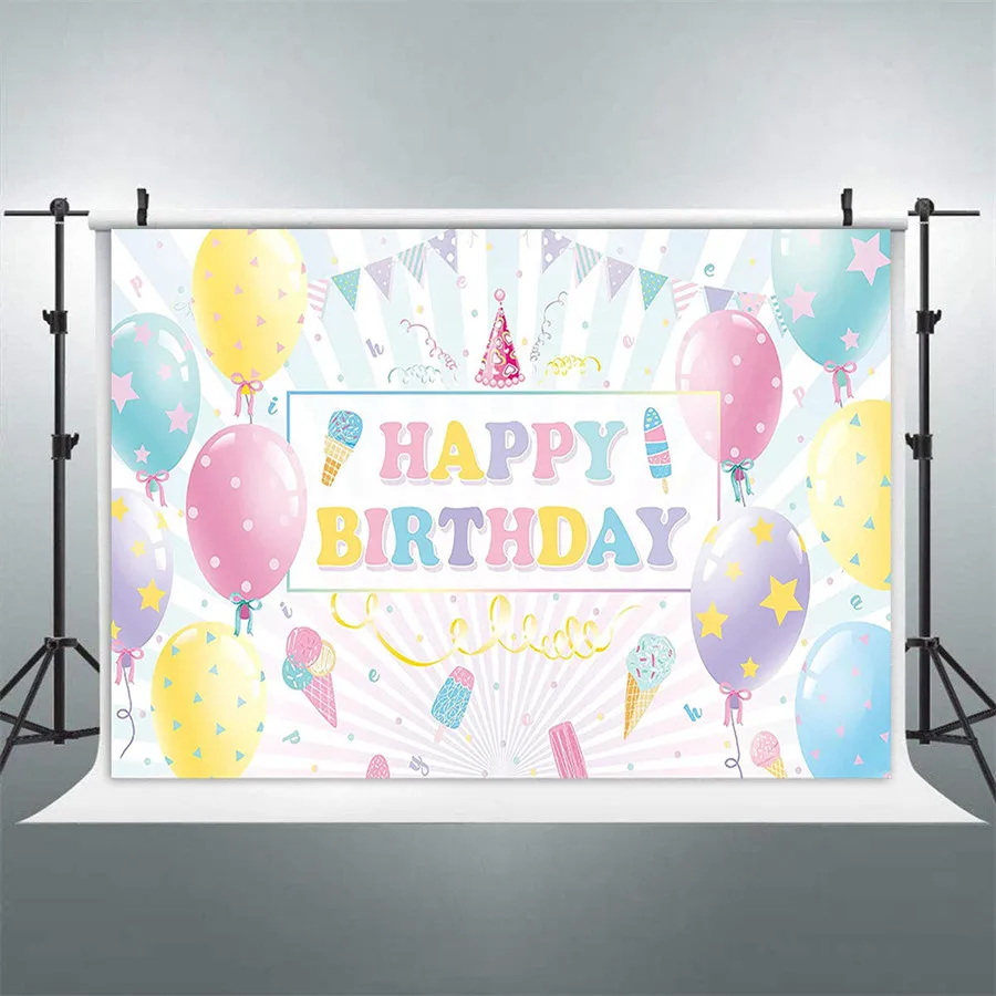 Ice Cream Birthday Party Backdrop Cake Banner Sweet Summer Photo Booth Photography Background Ray Shape Balloon for Girl Boy
Ice Cream Birthday Party Backdrop Cake Banner Sweet Summer Photo Booth Photography Background Ray Shape Balloon for Girl Boy