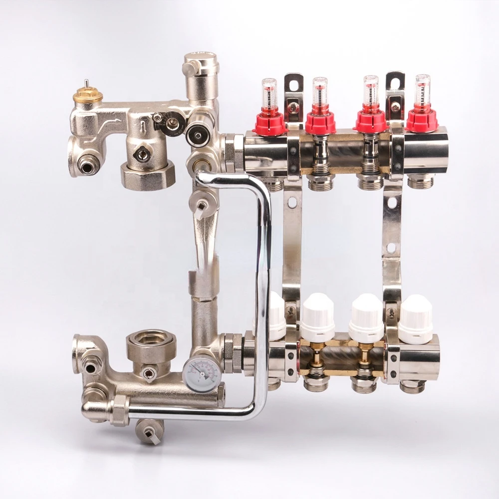 Hot Water Radiant Floor Heating Separator Parts Hot Water Brass Manifold for Heated Interior Floor Heat System
Hot Water Radiant Floor Heating Separator Parts Hot Water Brass Manifold for Heated Interior Floor Heat System