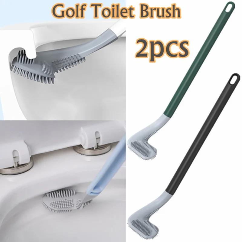 Creative Golf Head Toilet Brush Wall-Mounted Soft Rubber Long-Handled Silicone Toilet Brush Toilet Holder Bathroom Accessories
Creative Golf Head Toilet Brush Wall-Mounted Soft Rubber Long-Handled Silicone Toilet Brush Toilet Holder Bathroom Accessories