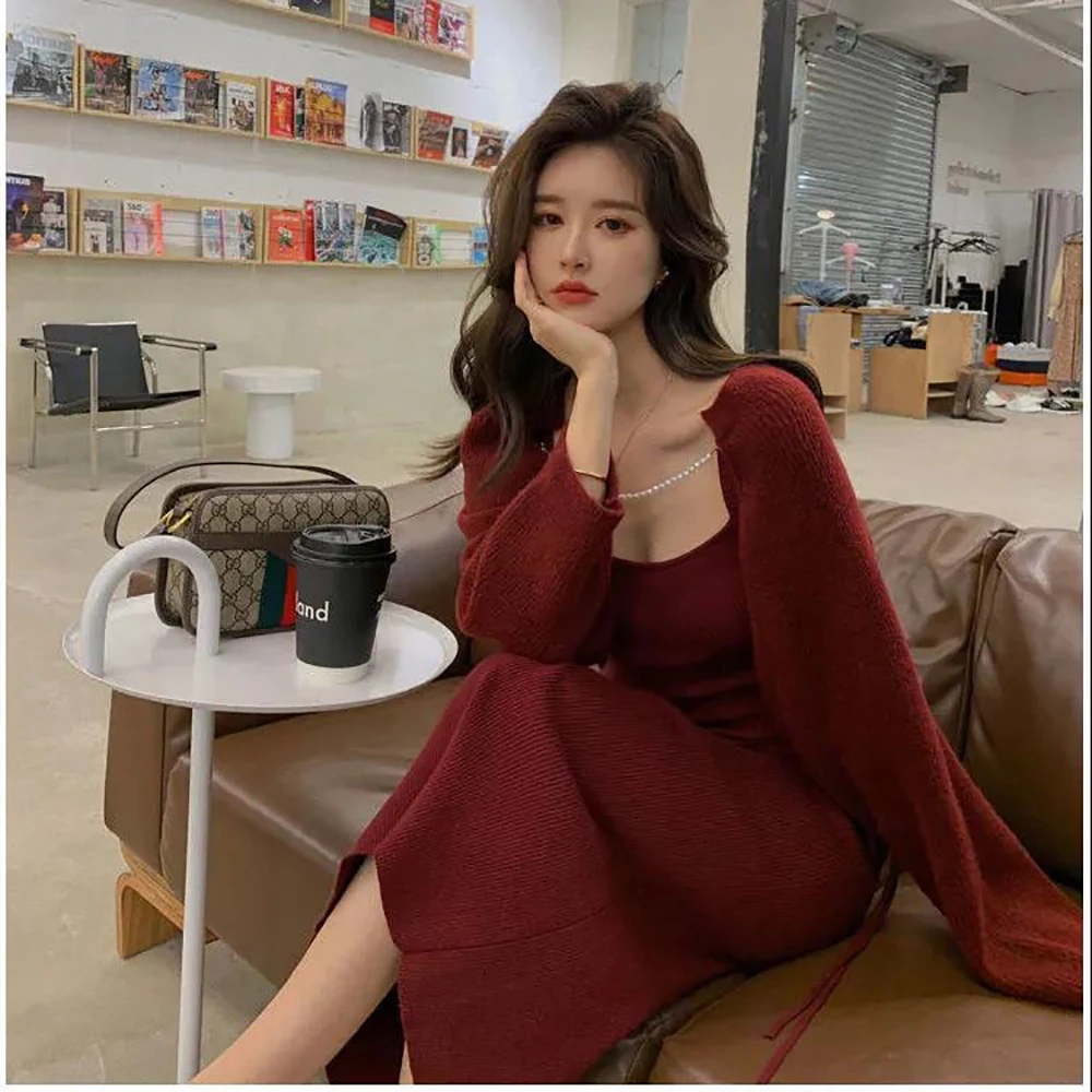 knitted spring sets for women 2022 Korean style two piece set conjuntos de vestido dress set autumn Vintage dresses Sets 2022
knitted spring sets for women 2022 Korean style two piece set conjuntos de vestido dress set autumn Vintage dresses Sets 2022