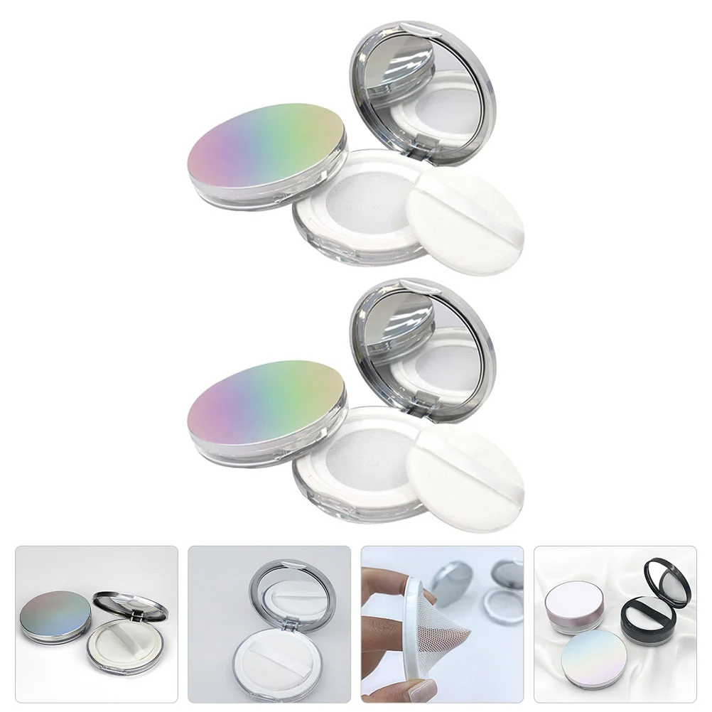 2 PCS Make Powder Puff Box Empty Cases Plastic Loose Lovely Storage Makeup Containers Travel
2 PCS Make Powder Puff Box Empty Cases Plastic Loose Lovely Storage Makeup Containers Travel