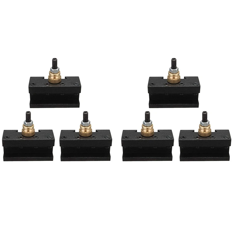 6Pcs Mini Lathe Quick Change Tools Post Holder Kit (1/4-1/2Inch), CNC Boring/Turning/Facing Holder Set
6Pcs Mini Lathe Quick Change Tools Post Holder Kit (1/4-1/2Inch), CNC Boring/Turning/Facing Holder Set