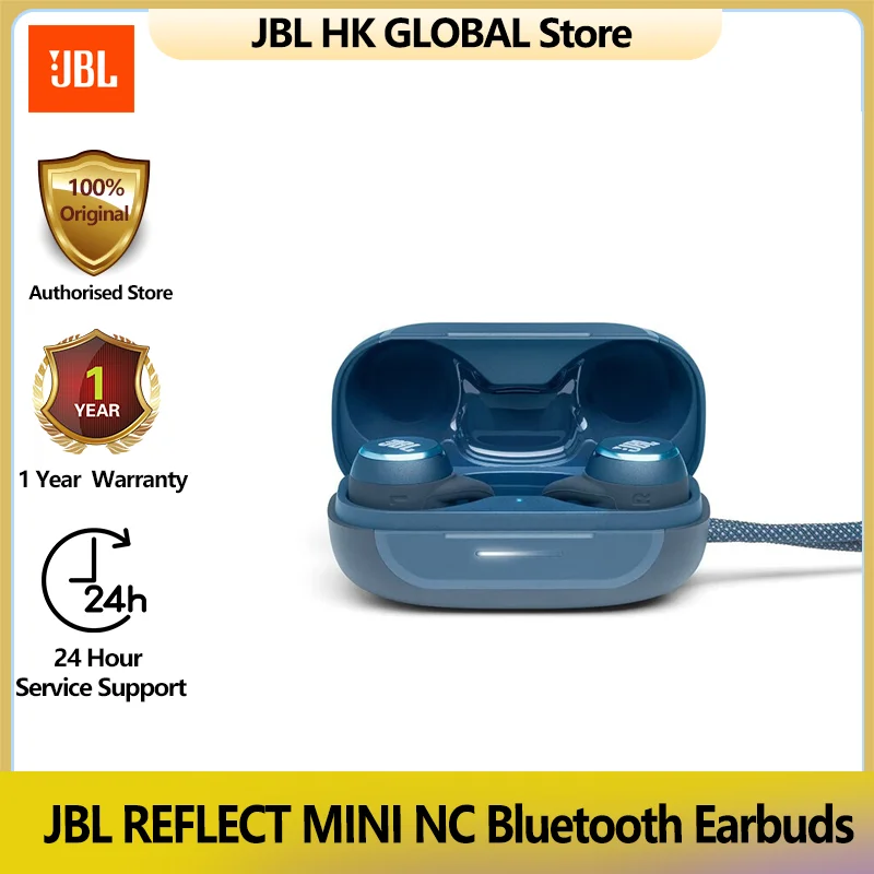 

JBL 100% оригинальные мини NC Bluetooth-наушники; Настоящие Беспроводные спортивные наушники с шумоподавлением; Стереонаушники; Музыка с басами
