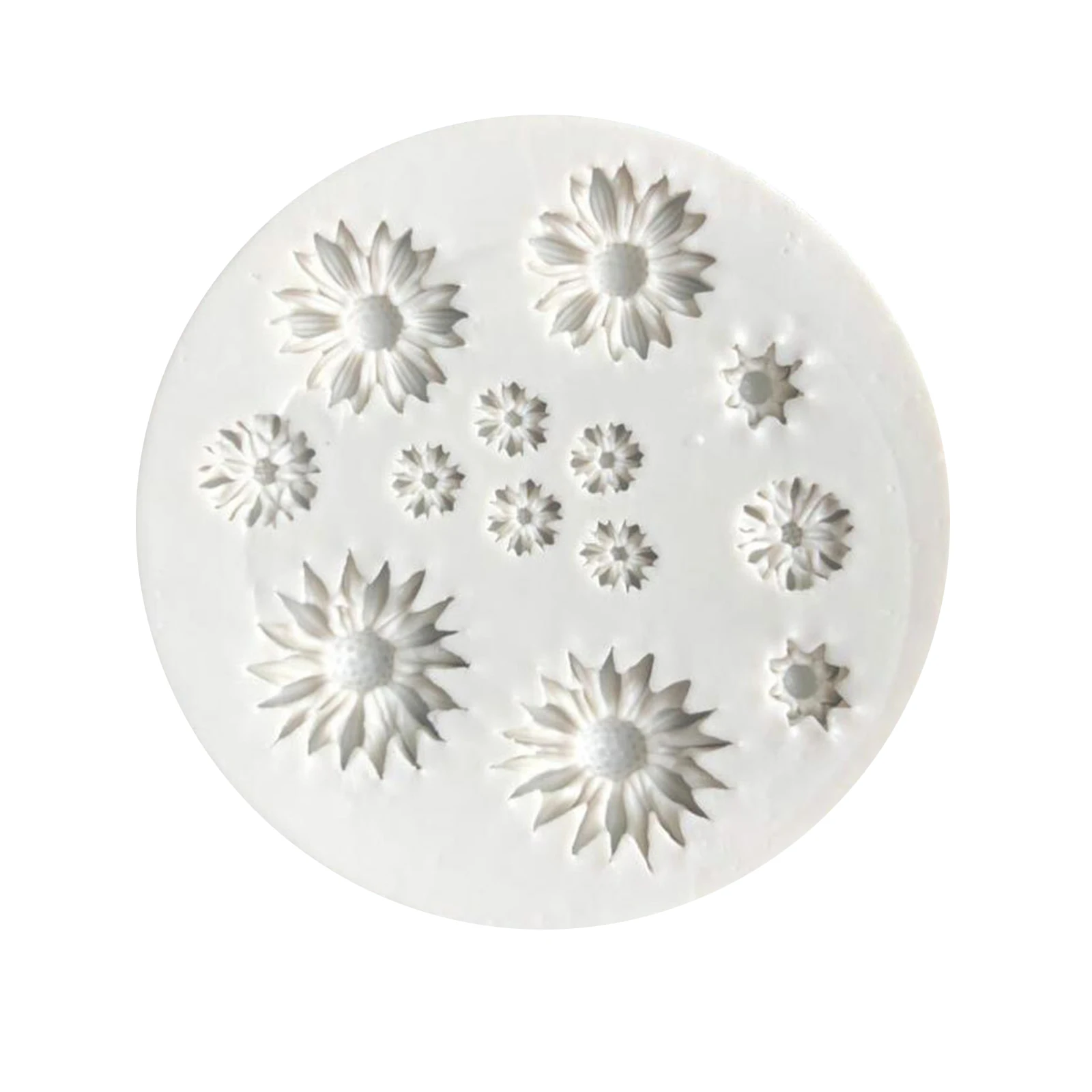 Silicone Fondant Cake Decorating Daisy Flower Sun Flower Mold for Chocolate, Baking, Sugar Craft, Polymer Clay, Soap
Silicone Fondant Cake Decorating Daisy Flower Sun Flower Mold for Chocolate, Baking, Sugar Craft, Polymer Clay, Soap