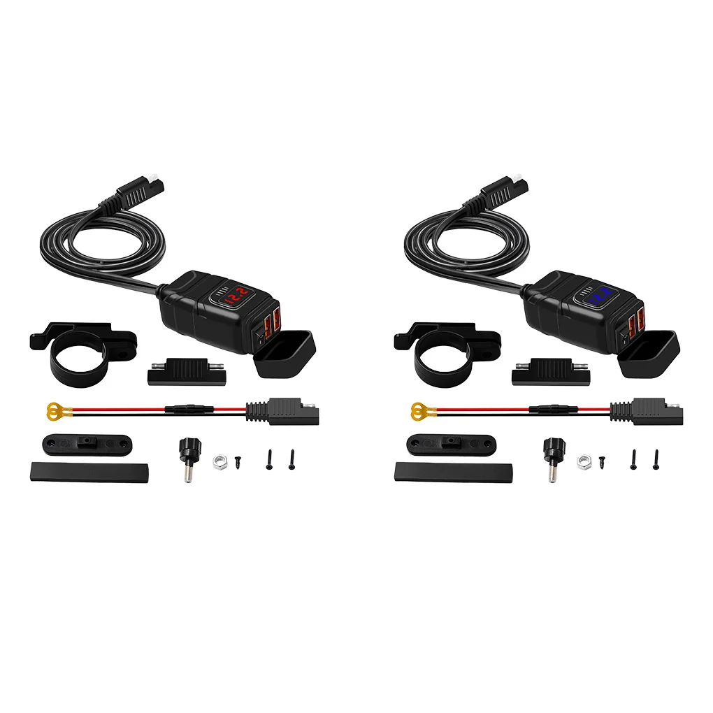 WUPP Motorcycle Vehicle-Mounted Charger Waterproof USB Adapter 12V Phone Dual Quick Charge 3 0 Voltmeter Switch Moto Accessory
WUPP Motorcycle Vehicle-Mounted Charger Waterproof USB Adapter 12V Phone Dual Quick Charge 3 0 Voltmeter Switch Moto Accessory