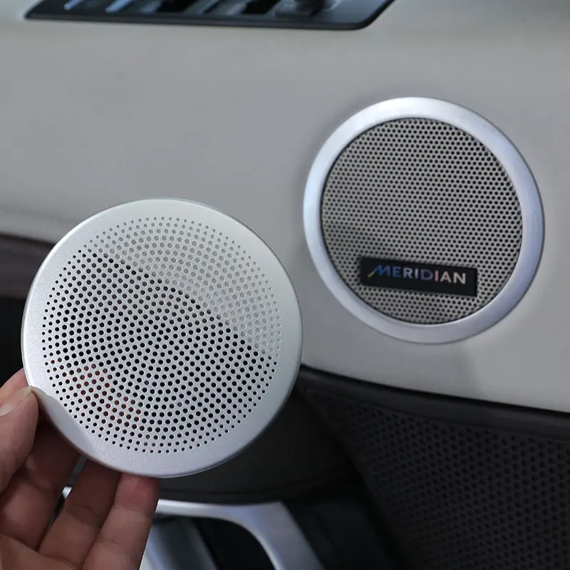 For Land Rover Discovery 5 LR5 L462 2017-2023 Aluminum Alloy Silver Car Door Speaker Trumpet Cover Trim Sticker Car Accessories
For Land Rover Discovery 5 LR5 L462 2017-2023 Aluminum Alloy Silver Car Door Speaker Trumpet Cover Trim Sticker Car Accessories