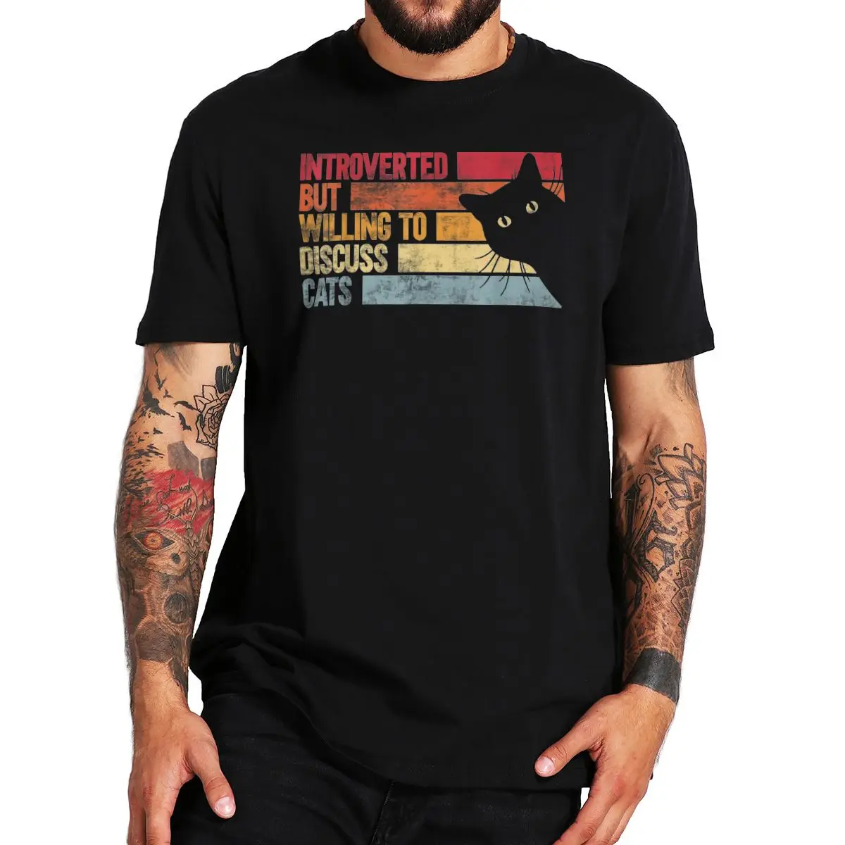 Retro Introverted But Willing To Discuss Cats T-shirt Funny Introverted Pride Cat Lovers Vintage Tee Casual Summer Tshirt
Retro Introverted But Willing To Discuss Cats T-shirt Funny Introverted Pride Cat Lovers Vintage Tee Casual Summer Tshirt