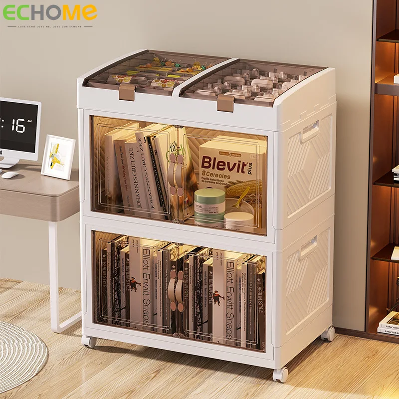 ECHOME 55CM Foldable Storage Box Lid Installation Free Clothing Socks Storage Cabinet Home Double Door Snack Cabinet Organizer
ECHOME 55CM Foldable Storage Box Lid Installation Free Clothing Socks Storage Cabinet Home Double Door Snack Cabinet Organizer