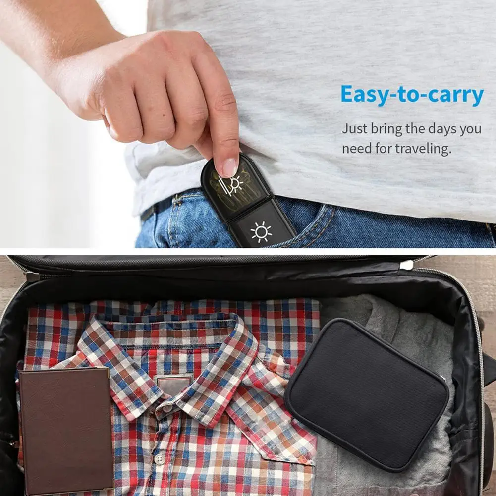 Practical Eco-Friendly Easy to Carry Vitamin Holder Pill Organizer for Travel Travel Tablet Case Pill Storage Box
Practical Eco-Friendly Easy to Carry Vitamin Holder Pill Organizer for Travel Travel Tablet Case Pill Storage Box