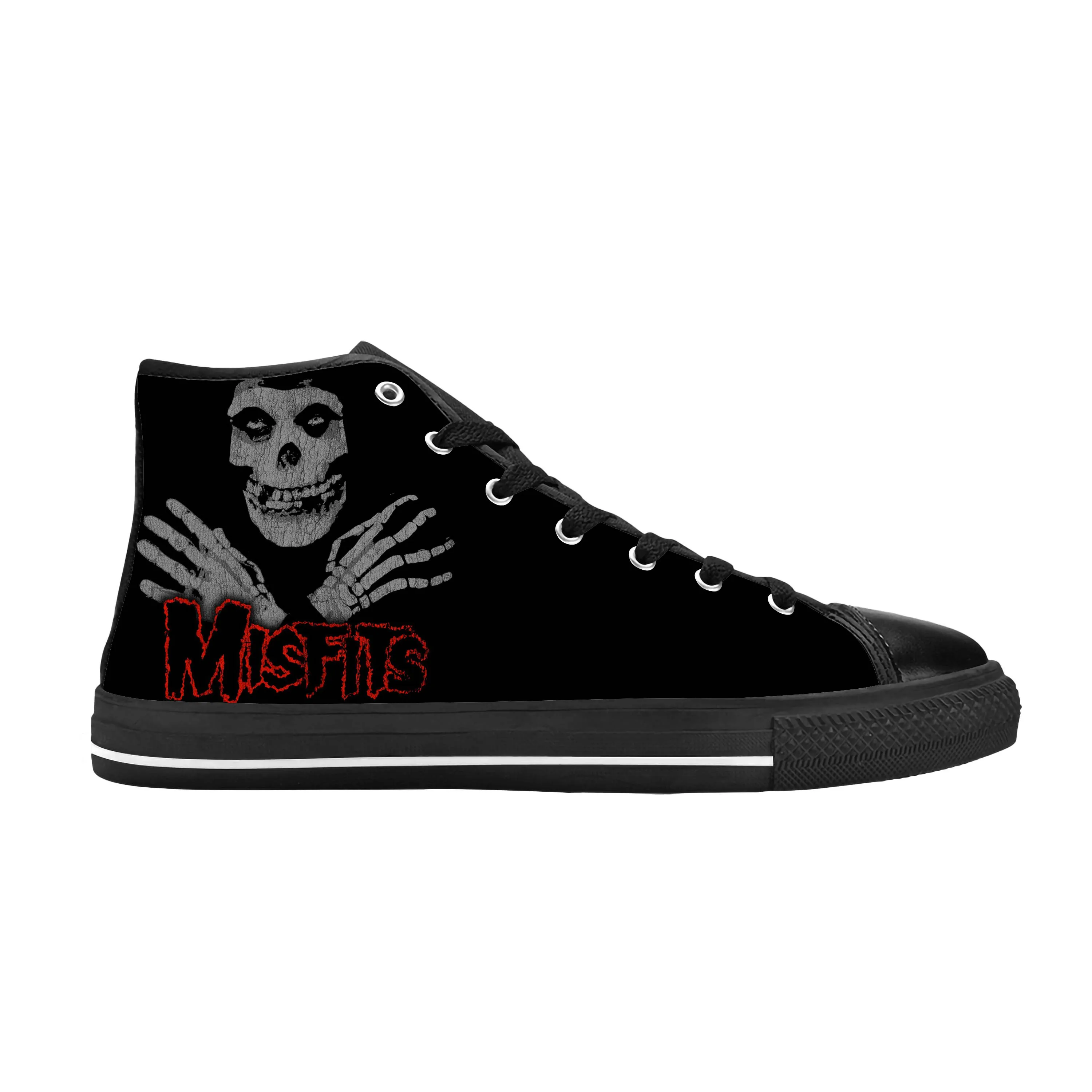 Hot Misfits Skull Skeleton Horror Rock Band Music Casual Cloth Shoes High Top Comfortable Breathable 3D Print Men Women Sneakers
Hot Misfits Skull Skeleton Horror Rock Band Music Casual Cloth Shoes High Top Comfortable Breathable 3D Print Men Women Sneakers