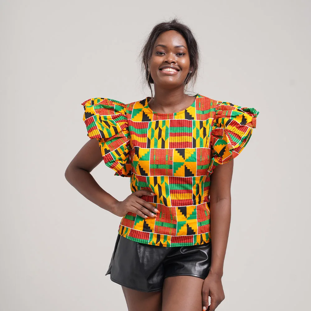 African Clothes For Women Fashion Kente Wax Sewing Traditional Shirt African 2022 Women Summer Shirt
African Clothes For Women Fashion Kente Wax Sewing Traditional Shirt African 2022 Women Summer Shirt
