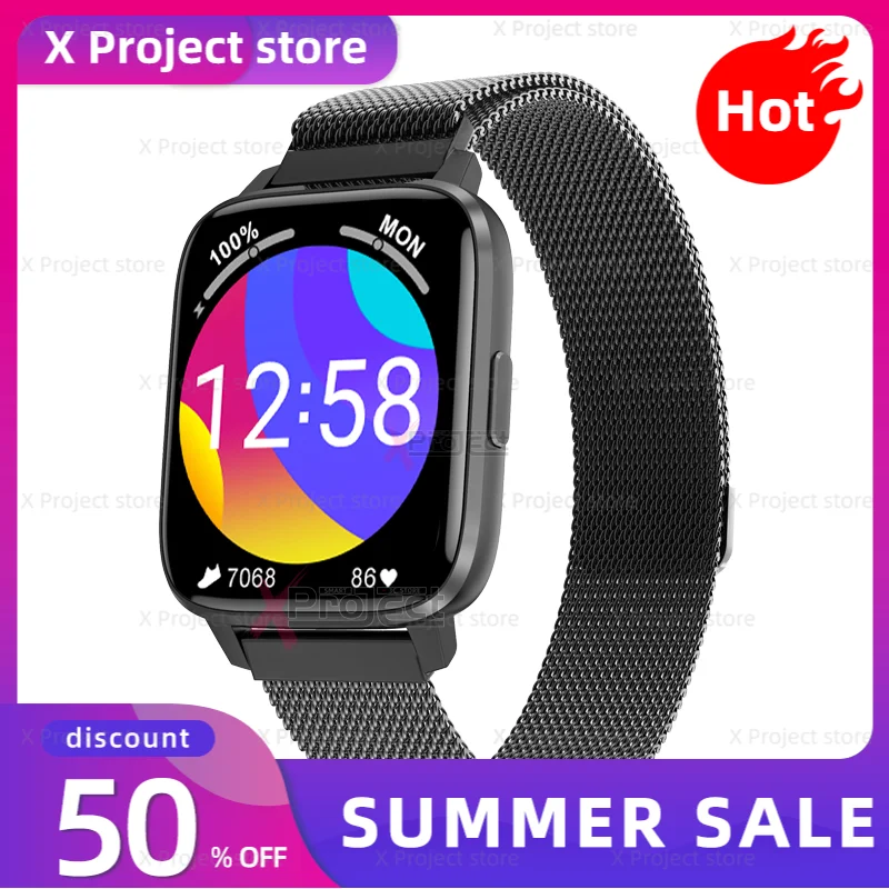 DTX Max Smart Watch Men Women 1.9 Inch HD Screen NFC Smartwatch for Women Watches Bluetooth Call Wristwatch Fitness Bracelet
DTX Max Smart Watch Men Women 1.9 Inch HD Screen NFC Smartwatch for Women Watches Bluetooth Call Wristwatch Fitness Bracelet