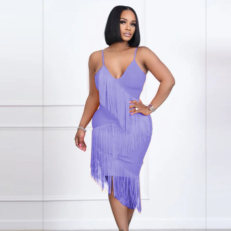 WUHE Sleeveless Hollow Out Tassel Dress for Women Party Sheath V-Neck Spaghetti Strap Summer Asymmetrical Fashion Dresses
WUHE Sleeveless Hollow Out Tassel Dress for Women Party Sheath V-Neck Spaghetti Strap Summer Asymmetrical Fashion Dresses