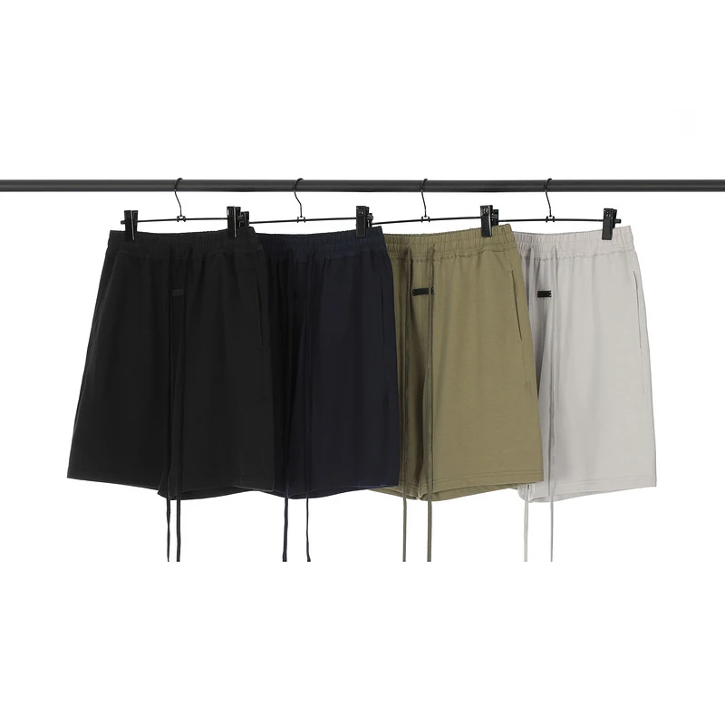 2022ss Essentials of God 7th Collection Basic Solid Color Shorts Men Women Hip hop Streetwear Loose Drawstring Shorts
2022ss Essentials of God 7th Collection Basic Solid Color Shorts Men Women Hip hop Streetwear Loose Drawstring Shorts