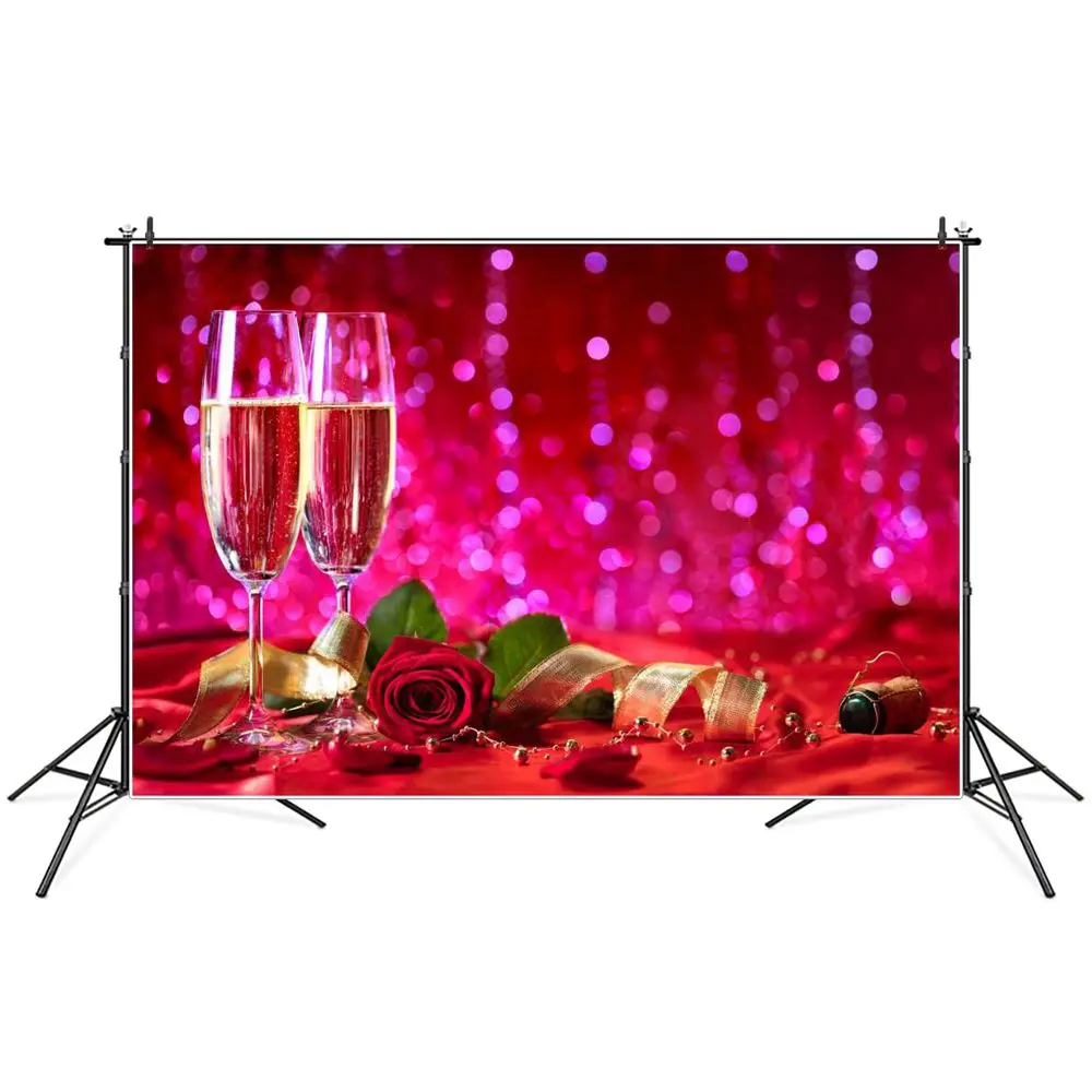 Valentine's Day Photography Backdrops Red Rose Wine Bokeh Banner Custom Baby Bokeh Party Decoration Studio Photocall Backgrounds
Valentine's Day Photography Backdrops Red Rose Wine Bokeh Banner Custom Baby Bokeh Party Decoration Studio Photocall Backgrounds