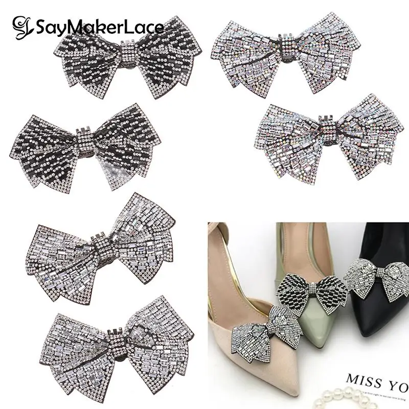 2Pcs Crystal Rhinestones Wedding Party Prom Bow Shoe Clips Buckles Decorations DIY Craft Accessories For Bride Women
2Pcs Crystal Rhinestones Wedding Party Prom Bow Shoe Clips Buckles Decorations DIY Craft Accessories For Bride Women