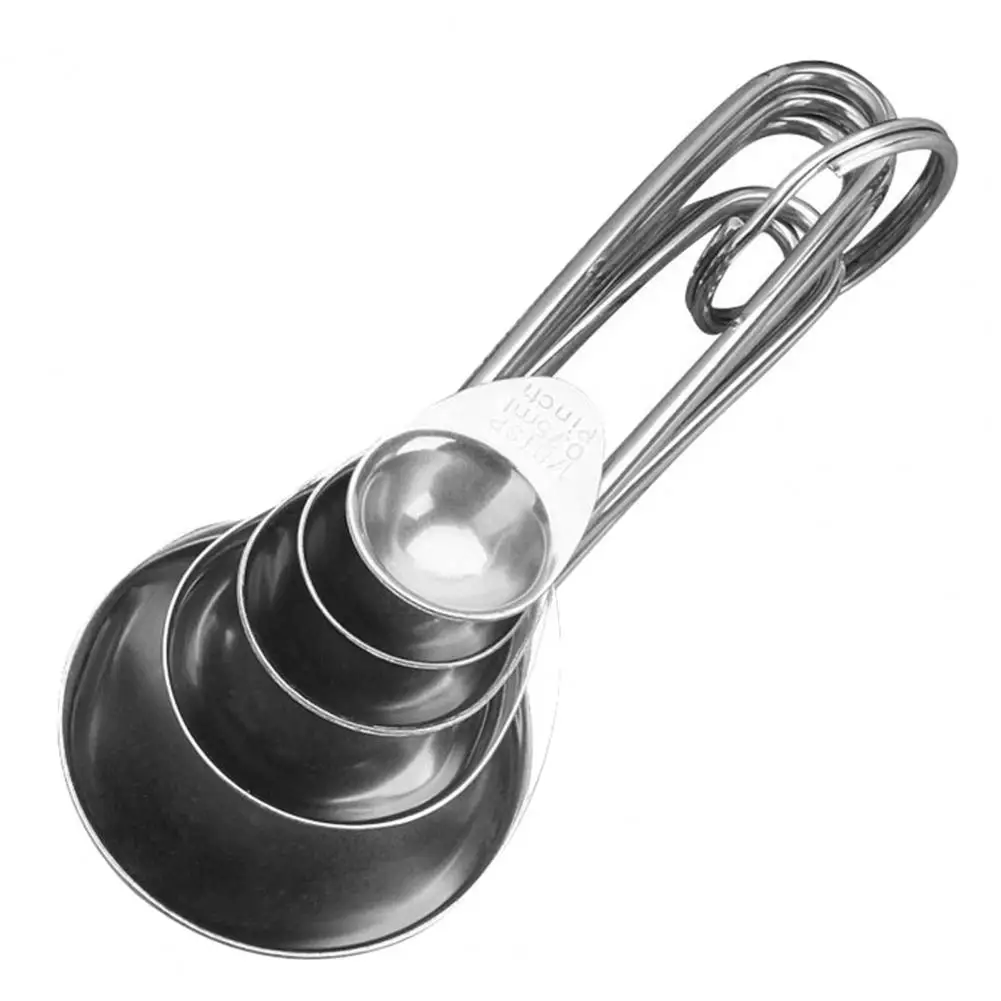 Measuring Spoons 1 Set Measure Scoop Accurate Widely Applied Reusable Engraved Marking Measuring Scoop for Ingredients
Measuring Spoons 1 Set Measure Scoop Accurate Widely Applied Reusable Engraved Marking Measuring Scoop for Ingredients