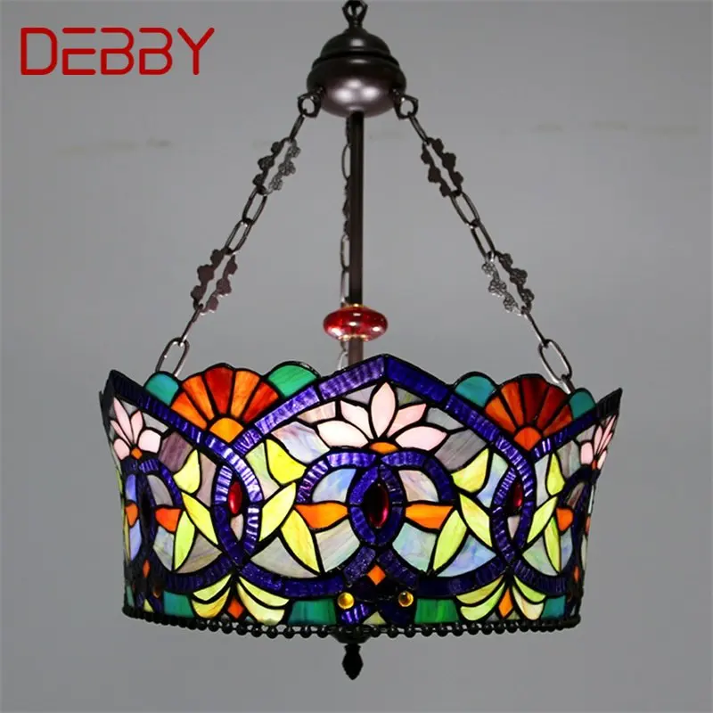DEBBY Tiffany Pendant Lamp LED Creative Color Glass Vintage Hanging Light Decor for Home Dining Room Bedroom Hotel
DEBBY Tiffany Pendant Lamp LED Creative Color Glass Vintage Hanging Light Decor for Home Dining Room Bedroom Hotel