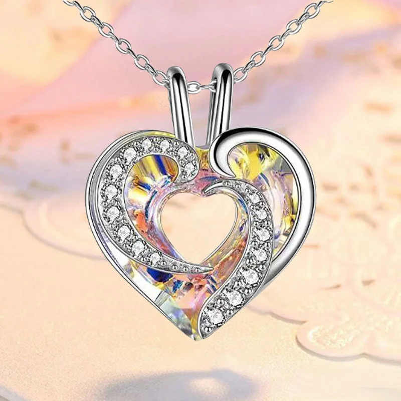 Swirl Love Ladies Necklace Color Exquisite Luxury Personality Fashion Popular Pendant Jewelry Wholesale Pendant Valentine's Day
Swirl Love Ladies Necklace Color Exquisite Luxury Personality Fashion Popular Pendant Jewelry Wholesale Pendant Valentine's Day