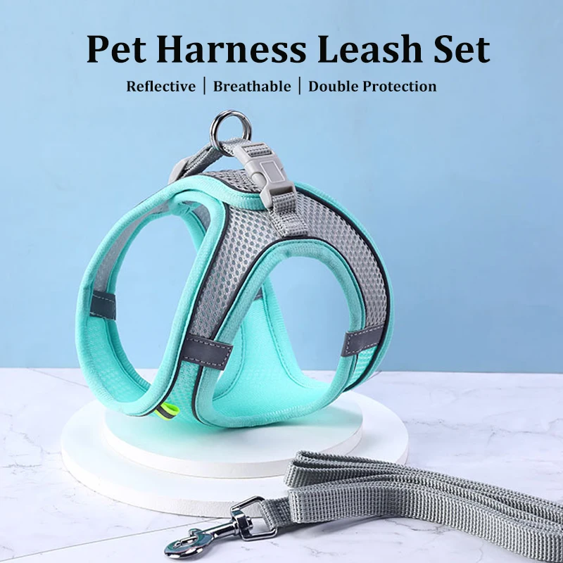 Mesh Breathable Cat Vest Dog Reflection Harness Leash Set Walk Running Soft Pet Dogs Harnesses Comfortable Pet Chest Strap
Mesh Breathable Cat Vest Dog Reflection Harness Leash Set Walk Running Soft Pet Dogs Harnesses Comfortable Pet Chest Strap
