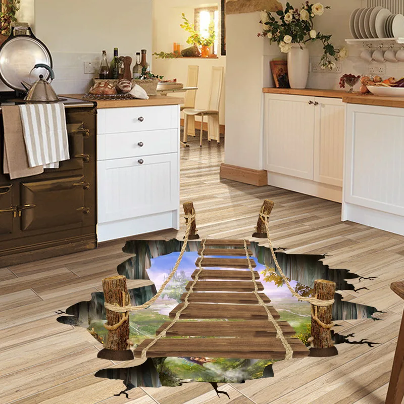 3D Drawbridge Simulation Floor/Wall Stickers For Kids Room Living Room Home Decor Landscape False Windows Wall Sticker Decor
3D Drawbridge Simulation Floor/Wall Stickers For Kids Room Living Room Home Decor Landscape False Windows Wall Sticker Decor