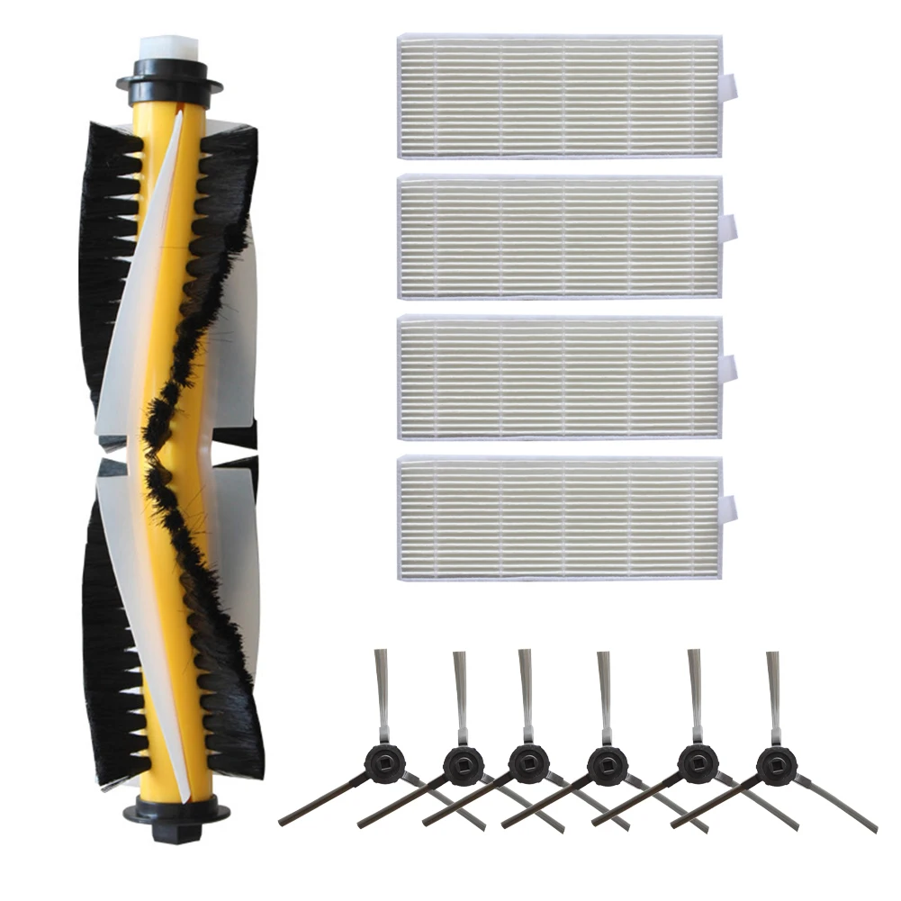 Accessories Robot Main Brush 4x Filter 6x Side Brush Clean Spare Parts Detachable For Redmon Hepa Filter RV-R500
Accessories Robot Main Brush 4x Filter 6x Side Brush Clean Spare Parts Detachable For Redmon Hepa Filter RV-R500