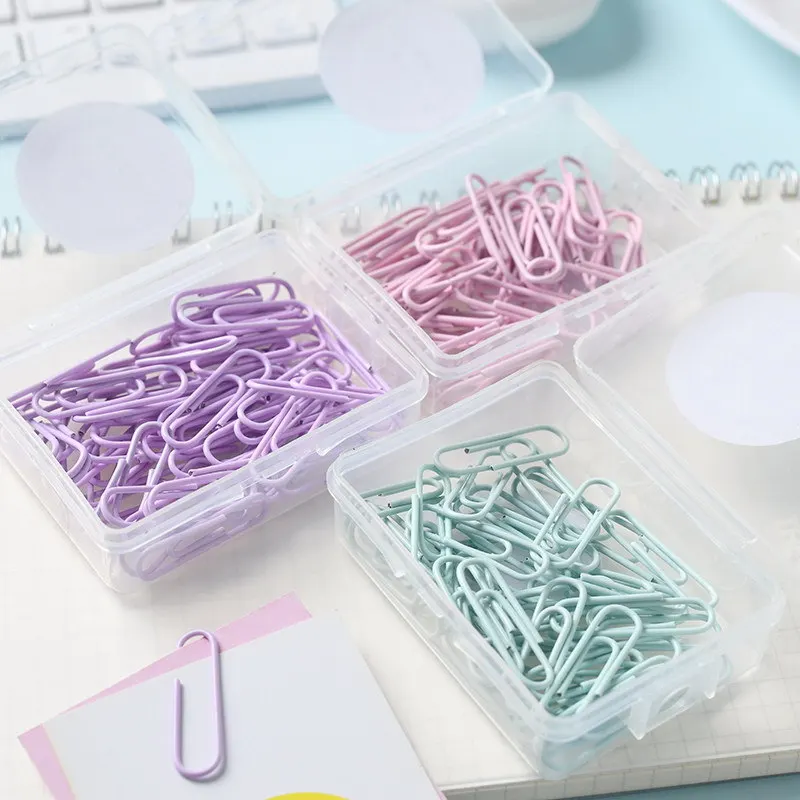 20/50pcs Candy Color Paper Clip Metal Clips Memo Clip Bookmarks Stationery Student School Office Supplies Office Accessories
20/50pcs Candy Color Paper Clip Metal Clips Memo Clip Bookmarks Stationery Student School Office Supplies Office Accessories
