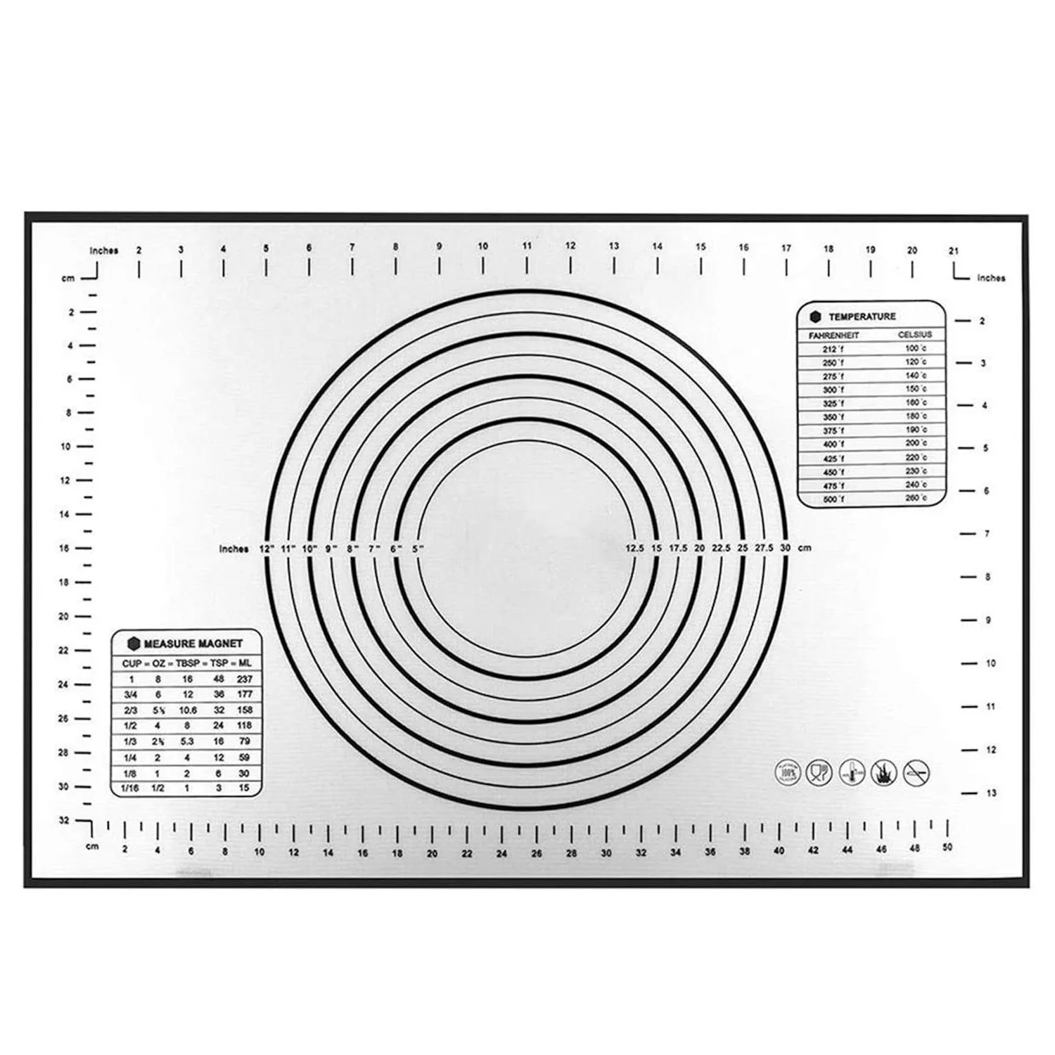 Large Silicone Baking Mat Sheet Pizza Dough Non-Stick Pastry Board Kitchen Cooking Tools Baking Pad Baking Accessories
Large Silicone Baking Mat Sheet Pizza Dough Non-Stick Pastry Board Kitchen Cooking Tools Baking Pad Baking Accessories