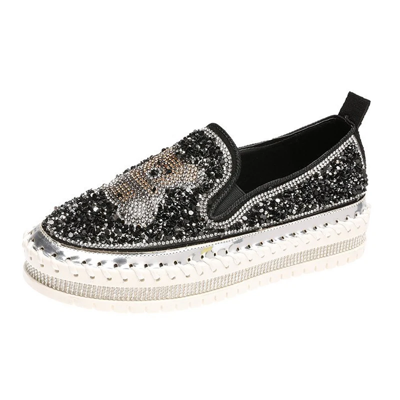 2022 New Moccasin Shoes Casual Female Sneakers Crystal Round Toe Loafers With Fur Platform Autumn Slip-on Dress Flats Women
2022 New Moccasin Shoes Casual Female Sneakers Crystal Round Toe Loafers With Fur Platform Autumn Slip-on Dress Flats Women