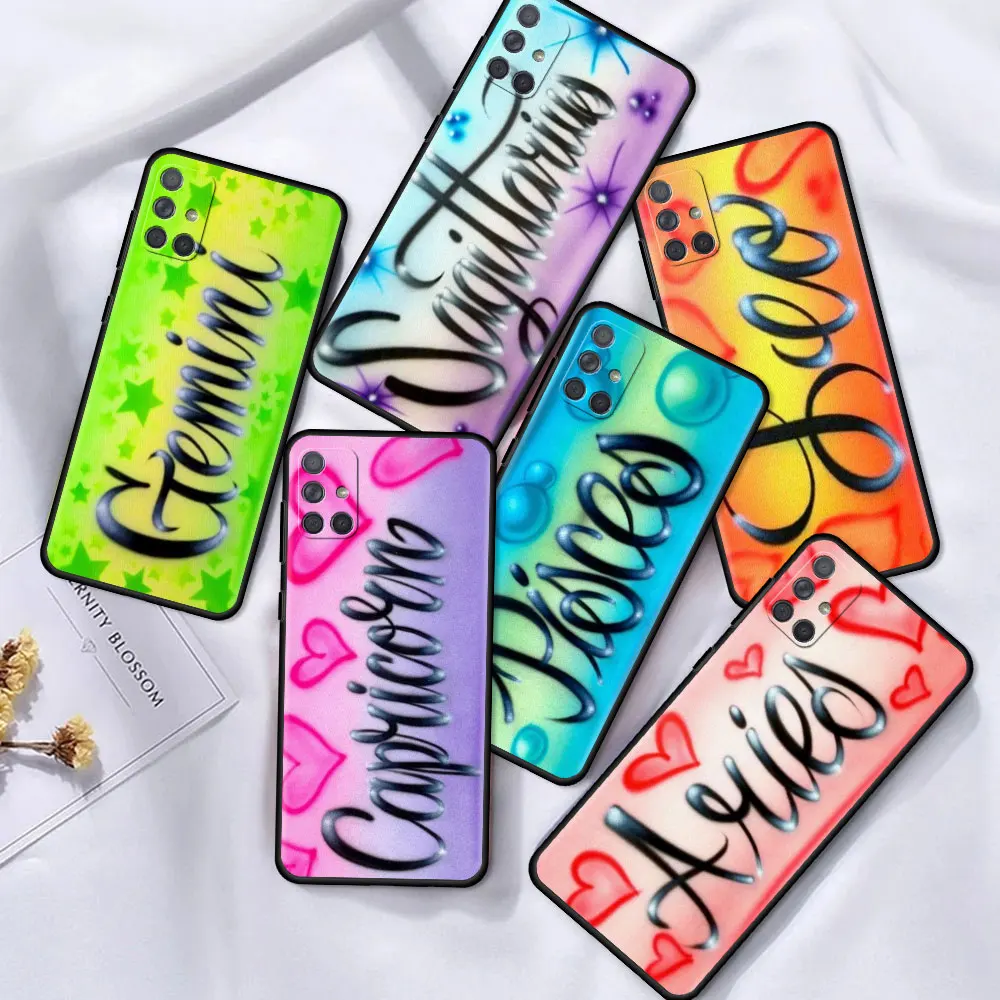 For Samsung Galaxy A12 A52 A51 A32 A21s A71 A02s A31 A72 A11 A22 5G Phone Fundas Aries Leo Libra Pisces Virgo Capricorn Aquarius
For Samsung Galaxy A12 A52 A51 A32 A21s A71 A02s A31 A72 A11 A22 5G Phone Fundas Aries Leo Libra Pisces Virgo Capricorn Aquarius
