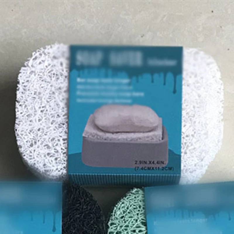 Mildew Soap Pad Sponge Holder 7*11cm Anti-Slip Sink Anti-Skid Drain Home Bathroom Toilet Accessories Practical
Mildew Soap Pad Sponge Holder 7*11cm Anti-Slip Sink Anti-Skid Drain Home Bathroom Toilet Accessories Practical