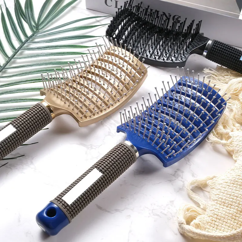 Hair Brush Comb Anti-Static Relaxing Scalp Massage Wet Dry Styling Tool New Women Men Salon Hair Styling Tools
Hair Brush Comb Anti-Static Relaxing Scalp Massage Wet Dry Styling Tool New Women Men Salon Hair Styling Tools