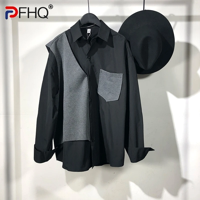 PFHQ 2023 Summer New Fashion Casual Contrast Color Shirts For Men Long Sleeve Single Breasted Loose Men's Blouse Tide 21F3887
PFHQ 2023 Summer New Fashion Casual Contrast Color Shirts For Men Long Sleeve Single Breasted Loose Men's Blouse Tide 21F3887