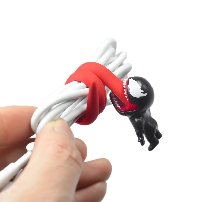 Creative Venom Charging Cable Winder Storage Holder Figure Toy USB Cable Protector Wired Earphone Organizer Bendable Wrist Strap
Creative Venom Charging Cable Winder Storage Holder Figure Toy USB Cable Protector Wired Earphone Organizer Bendable Wrist Strap
