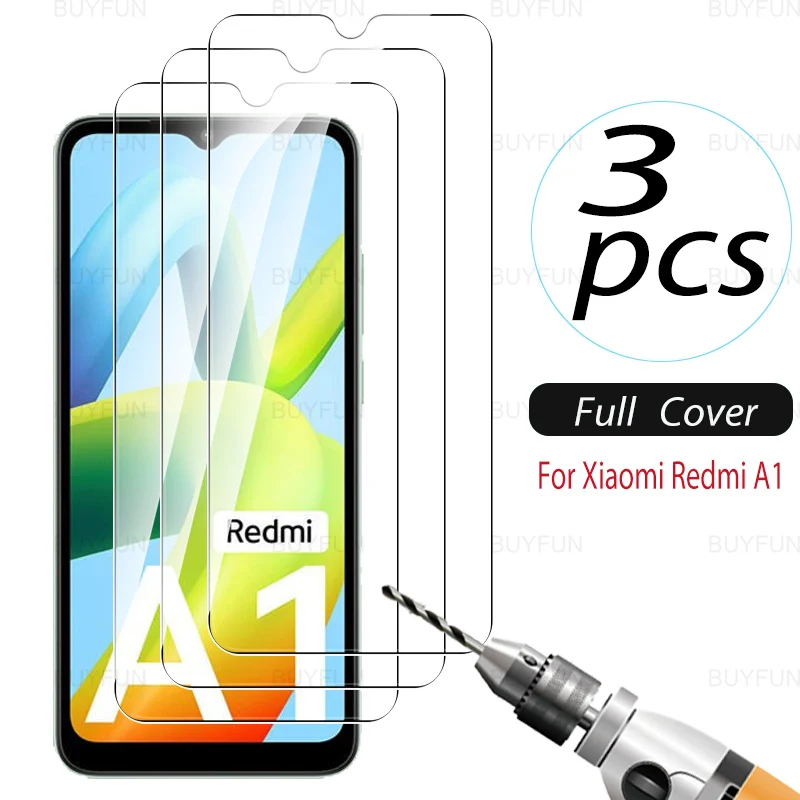 

3 шт., защитная пленка из закаленного стекла для Xiaomi Redmi A1