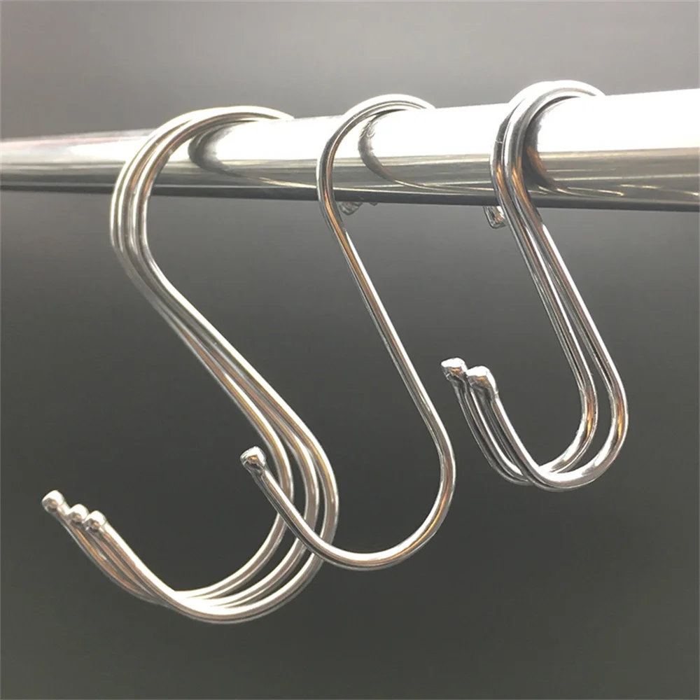 5pcs Stainless Steel S-Shape Hook Kitchen Bedroom Multi-function Railing S Hanger Hook Clasp Holder Hooks Hanging Storage Tools
5pcs Stainless Steel S-Shape Hook Kitchen Bedroom Multi-function Railing S Hanger Hook Clasp Holder Hooks Hanging Storage Tools