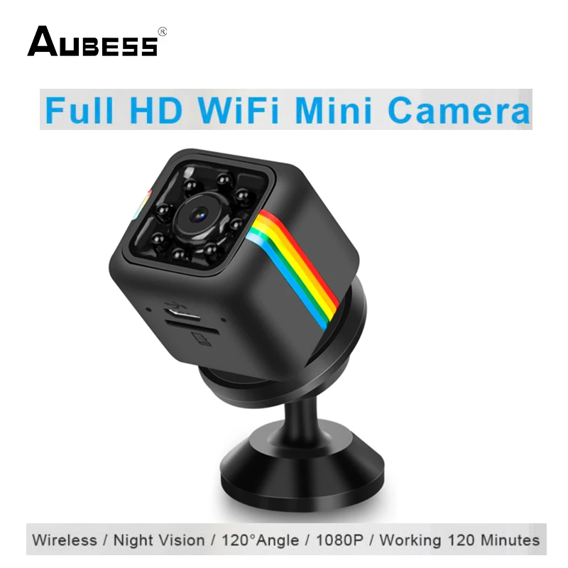 Мини-камера Aubess SQ11 HD 1080P ночное видение |