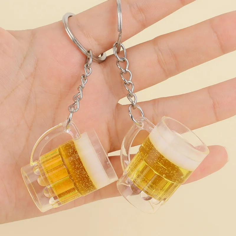 Simulation Beer mug keychain Men Women Couple Resin Simulation Food Handicraft Key Chain Bag Pendant Jewelry Accessories Gift
Simulation Beer mug keychain Men Women Couple Resin Simulation Food Handicraft Key Chain Bag Pendant Jewelry Accessories Gift