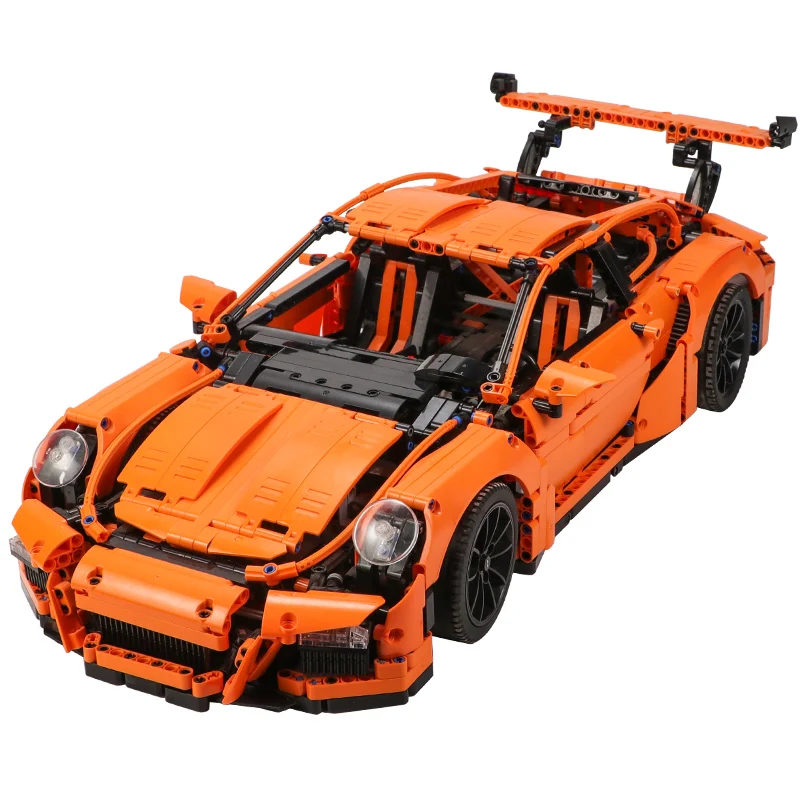 HOT кубики MOC 911 GT3 RS, технический автомобиль, совместимый с 42056 игрушками для мальчиков, подарки для детей, строительные модели, наборы для взрослых
HOT кубики MOC 911 GT3 RS, технический автомобиль, совместимый с 42056 игрушками для мальчиков, подарки для детей, строительные модели, наборы для взрослых