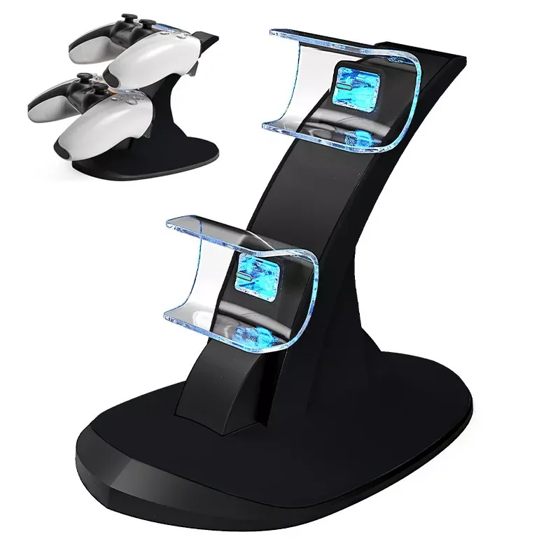 Gamepad Charger Stand Wireless Joystick Charging Dock Cradle Dual Controller with Indicator Lights PS5 Gamepad
Gamepad Charger Stand Wireless Joystick Charging Dock Cradle Dual Controller with Indicator Lights PS5 Gamepad