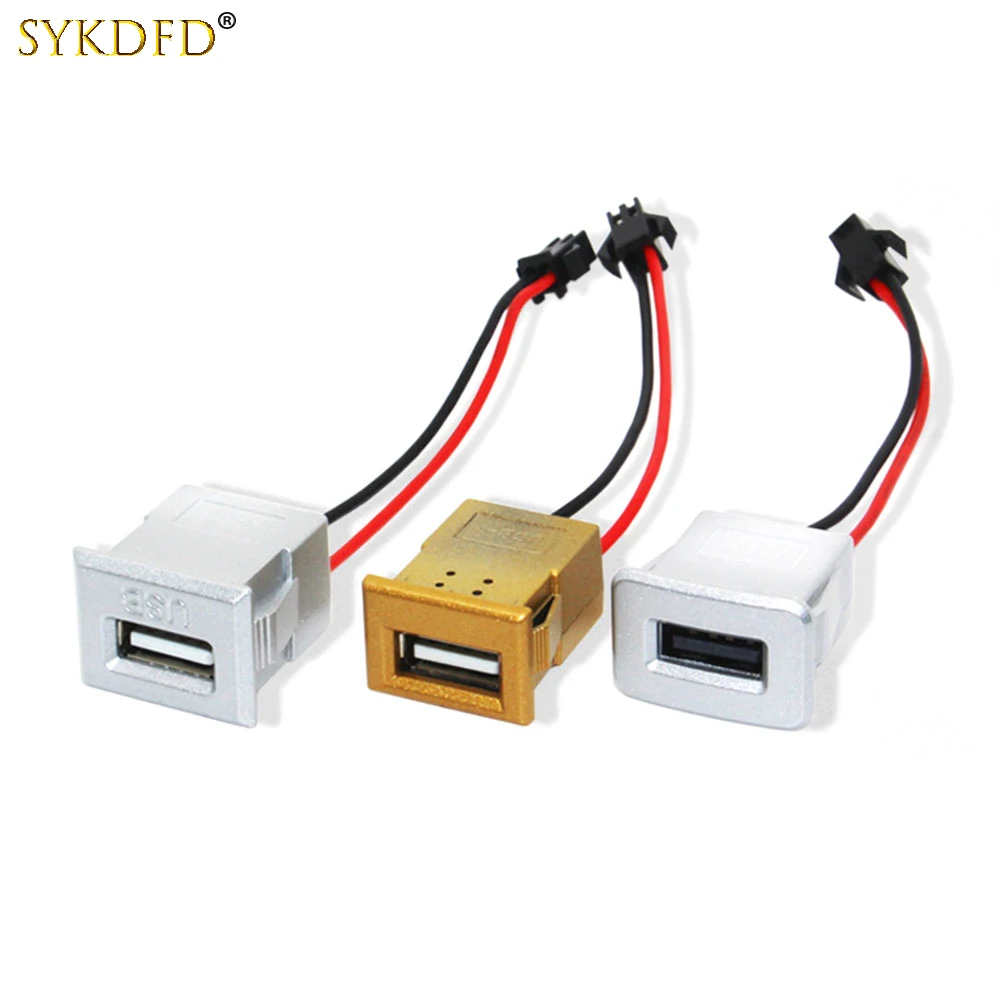 2PCS USB 2.0 Arcuate surface/Plane Female Power Jack Charging Port Connector with Cable Electric Terminals USB Charger Socket
2PCS USB 2.0 Arcuate surface/Plane Female Power Jack Charging Port Connector with Cable Electric Terminals USB Charger Socket