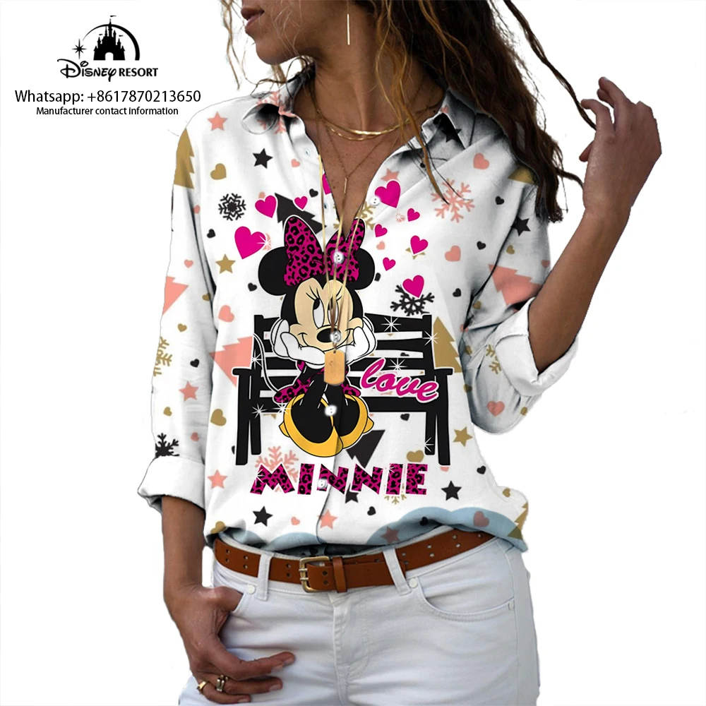 Women's Fall New Boho Christmas Disney Brand Mickey and Minnie Anime Harajuku Style Hip Hop Shirts Fashion Casual Tops
Women's Fall New Boho Christmas Disney Brand Mickey and Minnie Anime Harajuku Style Hip Hop Shirts Fashion Casual Tops