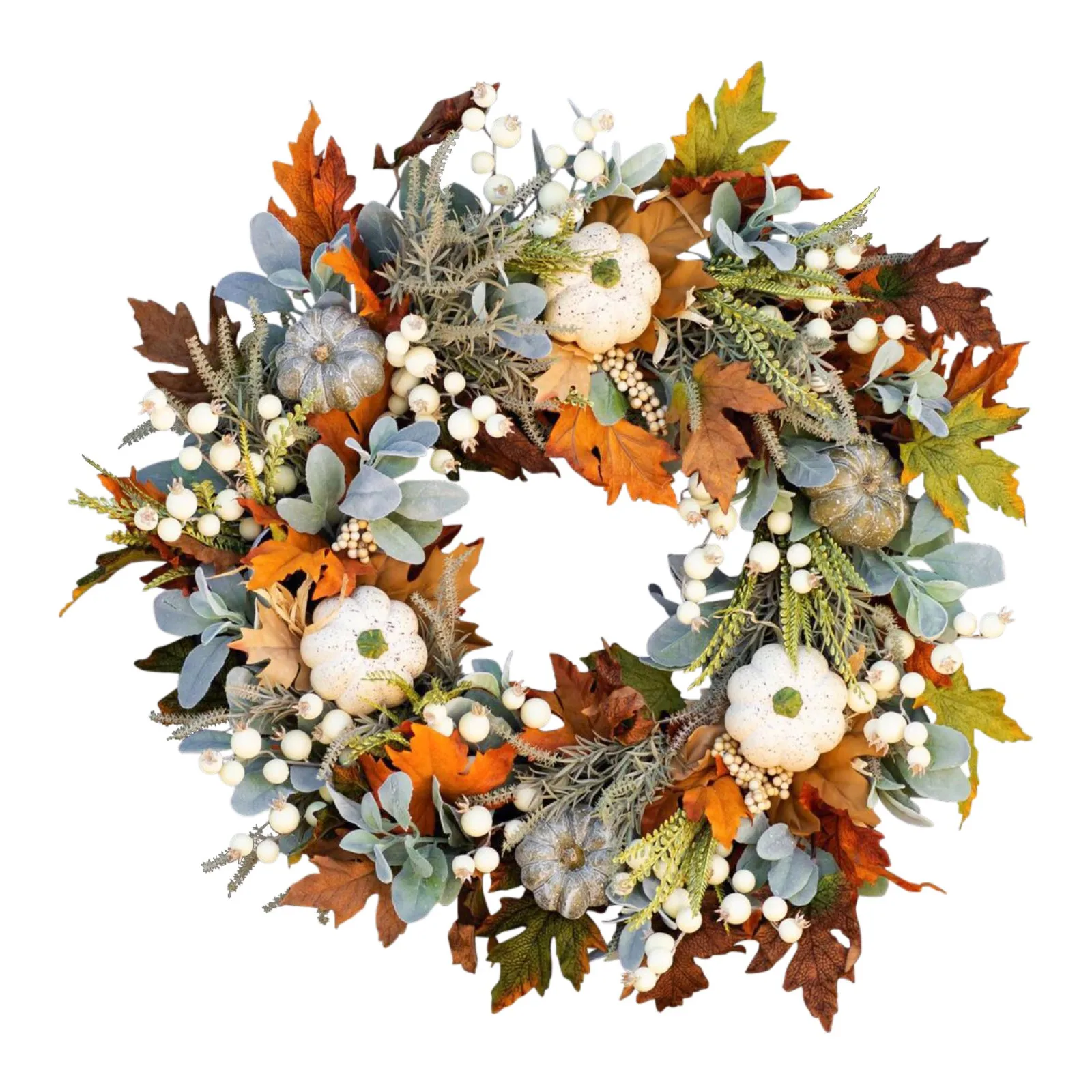 45cm Fall Wreaths for Front Door Autumn Maples Leaf Pumpkin Pine Cone Berry Wreath for Thanksgiving Farmhouse Fall Decorations
45cm Fall Wreaths for Front Door Autumn Maples Leaf Pumpkin Pine Cone Berry Wreath for Thanksgiving Farmhouse Fall Decorations