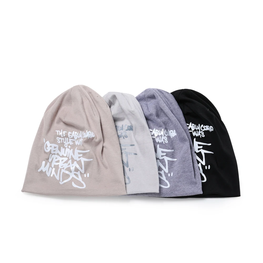 NUZADA Мужская кепка Skullies с напуском осенне-зимняя мягкая шапка для женщин