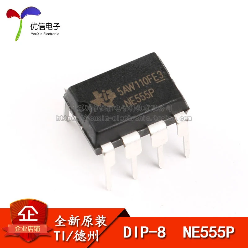Original genuine direct plug-in NE555P chip Single high-precision timer chip DIP-8
Original genuine direct plug-in NE555P chip Single high-precision timer chip DIP-8