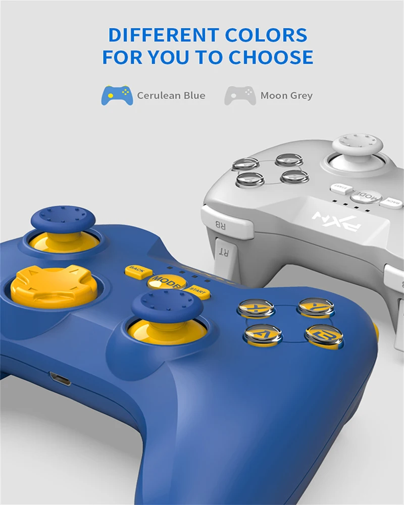 PXN P3 PC Wireless Controller 2.4G Wireless GamePads for PC(Windows 7/8/10/11), PS3, iOS 14.2+, Android 4.0+, Android TV/Box
PXN P3 PC Wireless Controller 2.4G Wireless GamePads for PC(Windows 7/8/10/11), PS3, iOS 14.2+, Android 4.0+, Android TV/Box