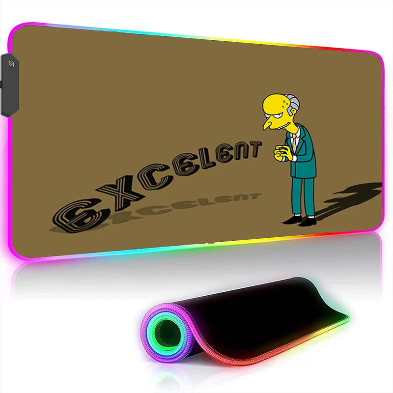 Игровой коврик для мыши Simpsons с RGB светодиодный, водонепроницаемые аксессуары для компьютерного стола, крутой коврик для мыши, коврик для кла...
Игровой коврик для мыши Simpsons с RGB светодиодный, водонепроницаемые аксессуары для компьютерного стола, крутой коврик для мыши, коврик для кла...