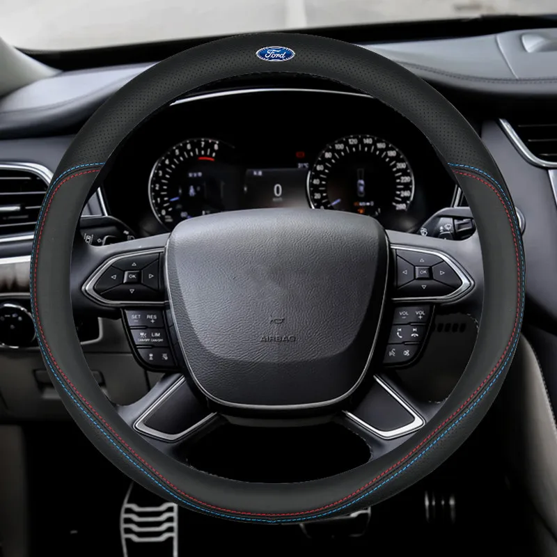 Suitable For Ford Foucus 2 MK2 MK3 Fiesta Mondeo Kuga Explorer Escape Edge Galaxy Car Steering Wheel PU Leather Cover breathable
Suitable For Ford Foucus 2 MK2 MK3 Fiesta Mondeo Kuga Explorer Escape Edge Galaxy Car Steering Wheel PU Leather Cover breathable